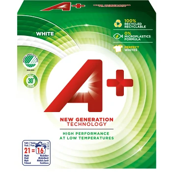 Tvättmedel White Pulver 700g A+.