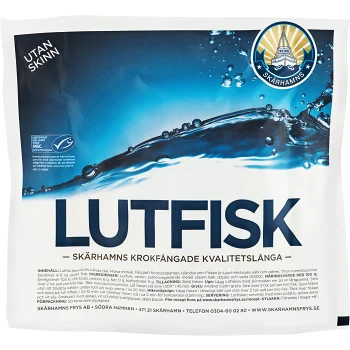 Lutfisk utan skinn ca 1kg Skärhamns.