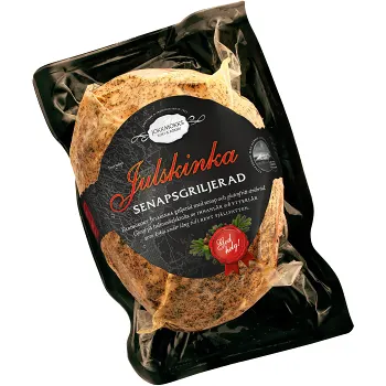 Julskinka Senapsgriljerad ca 3kg Jokkmokks Korv &amp; Rökeri.