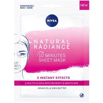 Ansiktsmask Natural Radiance Sheet Mask 1 st NIVEA.