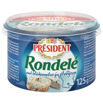 Rondelé Au Blue d´ Aveyron 125g President.