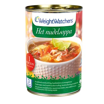 Het nudelsoppa 410g Weight Watchers.