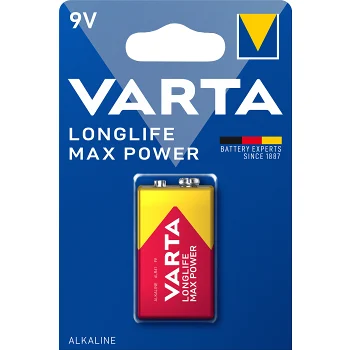 Batteri Longlife Max Power 9V 1-p.