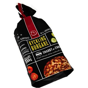 Kycklingburgare Fryst 10x100g 1kg Rose.