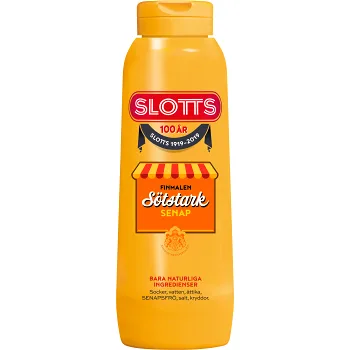 Senap Sötstark 450g Slotts.