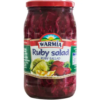 Strimlad rödbeta 800g Warmia.