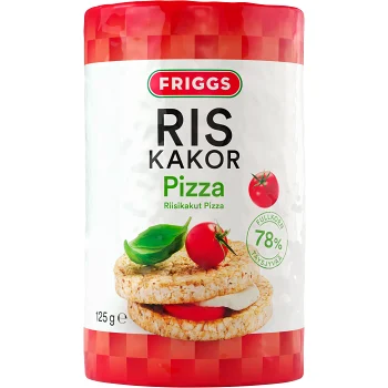 Riskakor med Pizzasmak 125g Friggs.