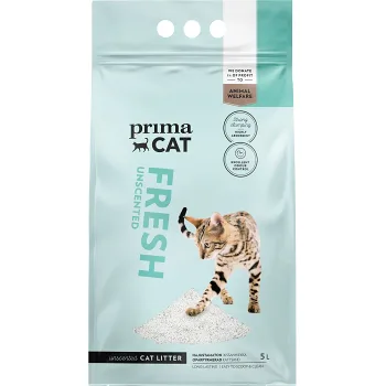 Fresh Unscented kattsand, vit PrimaCat.