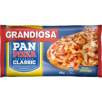 Pan pizza Classic mini 190g Grandiosa.