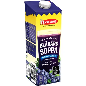 Blåbärssoppa Original 1l Ekströms.