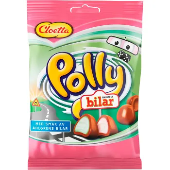 Choklad Bilar Polly 150g Cloetta.