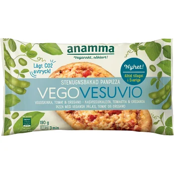 Pizza Vegovesuvio 190g Anamma.