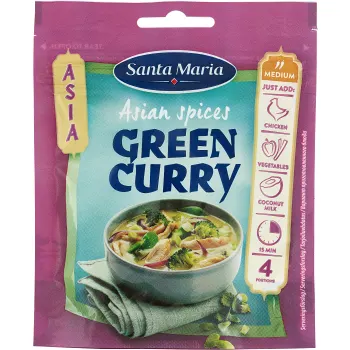 Kryddmix Green curry Mix 40g Santa maria.