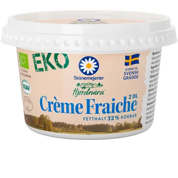 Crème fraiche 32% 2dl KRAV Skåne Hjordnära.