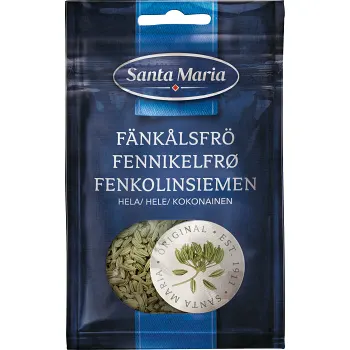 Fänkålsfrön Hela 13g Santa Maria.