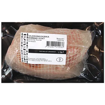 Vildsvinsskinka kokt rimmad ca 1kg Åke P Fågel &amp; Vilt.