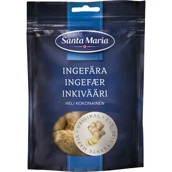 Krydda Ingefära Hel påse 25g Santa Maria.