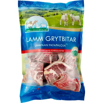 Lammgrytbitar ca 2400 Qibbla Halal.