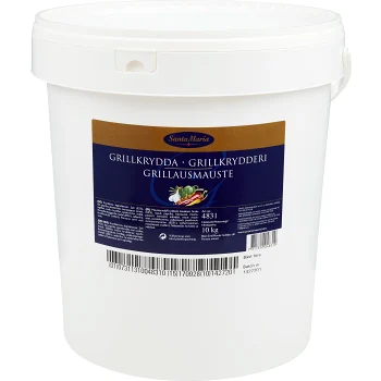 Grillkrydda Hink 10kg Santa Maria.