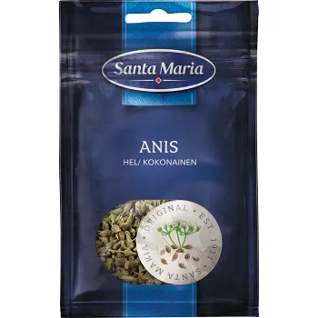 Kryddor Anis hel påse 17g Santa Maria.