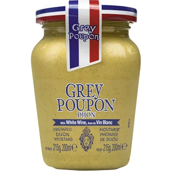Dijonsenap 215g Grey Poupon.