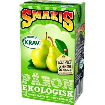 Fruktdryck Päron 25cl KRAV Smakis.