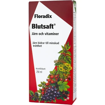 Kosttillskott Blutsaft 250ml Floradix.