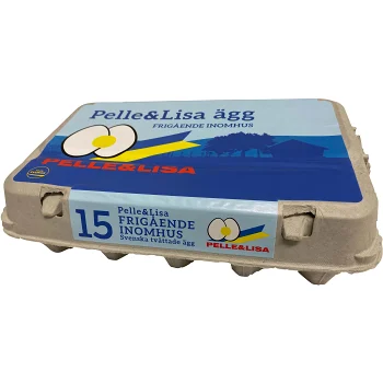 Ägg Frigående M 15-p Pelle&amp;Lisa.