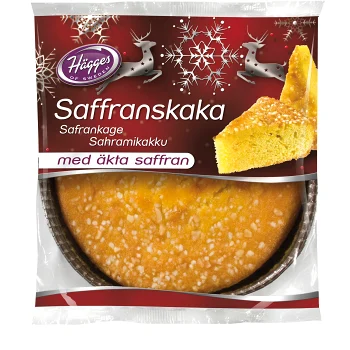 Saffranskaka 390g Hägges.
