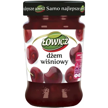 Körsbärssylt 280g Lowicz.