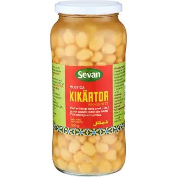 Kikärtor 560g Sevan.