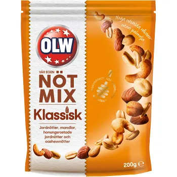 Vår egen Klassiska Nötmix 200g OLW.