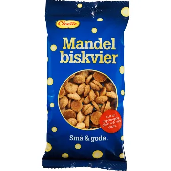 Mandelbiskvier 150g Cloetta.