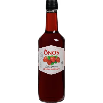 Jordgubbssaft 58cl Önos.
