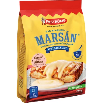 Marsán snabb dessertsås 25 port 364g Ekströms.