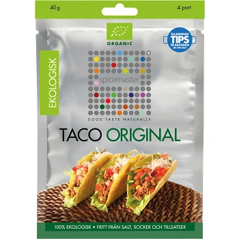 Taco Kryddmix Ekologisk 40g Spicemaster.