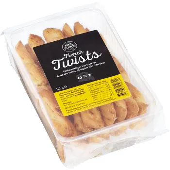 Brödpinnar French Twists Ost 125g Fine Foods.