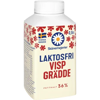 Vispgrädde Laktosfri 36% 2,5dl Skånemejerier.