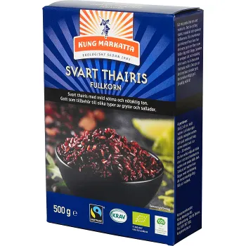 Svart Thairis Fullkorn 500g Kung Markatta.