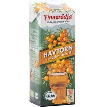 Havtornsdryck Ekologisk 1l KRAV Finnerödja.