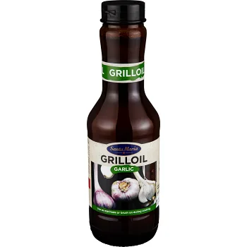 BBQ grillolja Garlic 400ml Santa Maria.