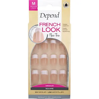French Look Beige Medium SQ 1 Styck Depend.
