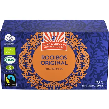 Rooibos original te 20-p KRAV Kung Markatta.