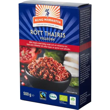 Rött Thairis Fullkorn 500g Kung Markatta.