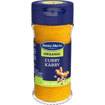 Curry Ekologisk 28g Santa Maria.