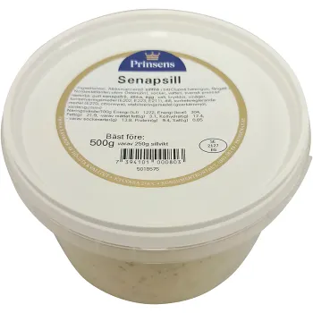 Senapssill 500g Prinsens Sill &amp; Sallader.