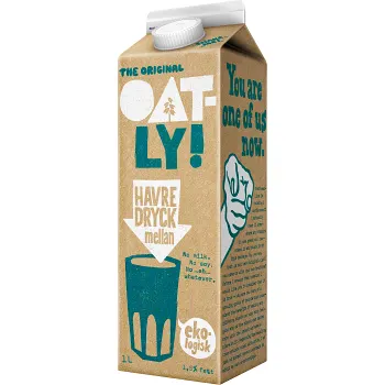 Havredryck Naturell 1,5% Ekologisk 1l Oatly.