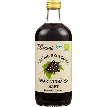 Rårörd Svartvinbärssaft 0,5l KRAV Grangärde Musteri.
