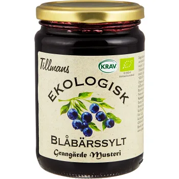 Blåbärssylt 410g KRAV Tillmans.