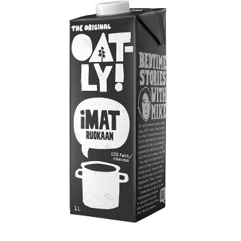 Havregrädde iMat 13% 1l Oatly.